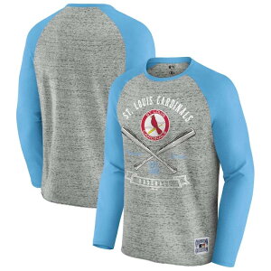 MLB ���W���[���[�O �����Y ����T�V���c ����T �g�b�v�X �k�[�g�o�[ �Z���g���C�X�E�J�[�W�i���X �J�[�f�B�i���X St. Louis Cardinals Darius Rucker Collection byFanatics Raw Edge Raglan Long Sleeve Baseball T-Shirt