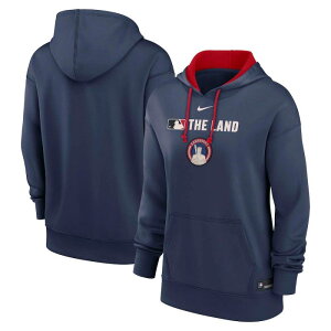 �y���������z�y���f�B�[�X�z MLB ���W���[���[�O �p�[�J�[ �t�[�f�B�[ �g���[�i�[ �����g�b�v�X �����T�C�Y �E�[�}�� NIKE �i�C�L �N���[�u�����h�E�K�[�f�B�A���Y Cleveland Guardians Women's Authenti