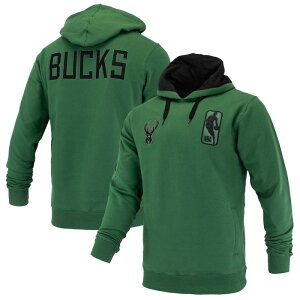 �y���������z NBA ���j�Z�b�N�X �j�����p �����Y ���f�B�[�X �p�[�J�[ �t�[�f�B�[ �g���[�i�[ �����g�b�v�X �t�B�X�� FISLL �~���E�H�[�L�[�E�o�b�N�X Milwaukee Bucks Unisex Logoman Shadow Collection Pullov