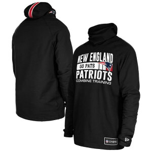 �y���������z NFL �����Y �p�[�J�[ �����g�b�v�X �g���[�i�[ �t�[�f�B�[ �j���[�G��New Era �j���[�C���O�����h�E�y�C�g���I�b�c New England PatriotsNew Era Functional Fandom Balaclava Helmet Stripe Tri-Blend Hood