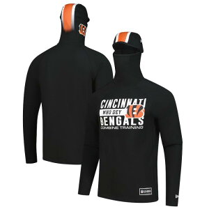 �y���������z NFL �����Y �p�[�J�[ �����g�b�v�X �g���[�i�[ �t�[�f�B�[ �j���[�G��New Era �V���V�i�e�B�E�x���K���Y Cincinnati BengalsNew Era Functional Fandom Balaclava Helmet Stripe Tri-Blend Hoodie