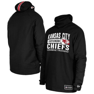 �y���������z NFL �����Y �p�[�J�[ �����g�b�v�X �g���[�i�[ �t�[�f�B�[ �j���[�G��New Era �J���U�X�V�e�B�E�`�[�t�X Kansas City ChiefsNew Era Functional Fandom Balaclava Helmet Stripe Tri-Blend Hoodie
