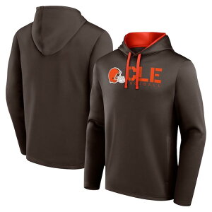 �y���������z NFL �����Y �p�[�J�[ �����g�b�v�X �g���[�i�[ �t�[�f�B�[ �N���[�u�����h�E�u���E���Y Cleveland Browns Logo Athletic Head Start Pullover Hoodie