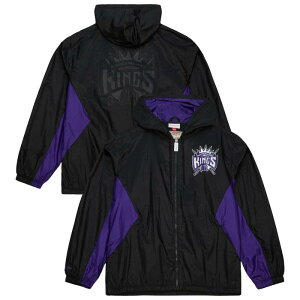 �y���������z NBA �����Y �E�B���h�u���[�J�[ �i�C�����W���P�b�g �W���P�b�g �A�E�^�[ �W�����p�[ �~�b�`�F���A���h�l�X Mitchell & Ness �T�N�������g�E�L���O�X Sacramento Kings Playmaker Full-Zip Windb
