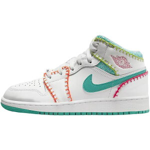 yzzzylOKi22.0-25.0cmjz iCL Nike W[_ Air Jordan 1 Mid SE ShoesiWhite/Rush Pinkj j̎qpXj[J[ ̎qpV[Y qC
