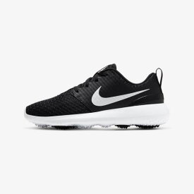 【送料無料+割引クーポン】【大人もOK】 nike ナイキ ゴルフシューズ Nike Roshe G Jr. Golf Shoes（Black/White/Metallic White） 909250-007 スニーカー 靴 打ちっぱなし