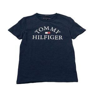 yz TOMMY HILFIGER g~[qtBK[ 6-7ΗpTCY j̎qpESSENTIAL LOGO TVciNavyjSTVc xr[ELbYgbvX