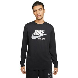 【送料無料+割引クーポン】【メンズサイズ】 ナイキ Nike Sportswear Long-Sleeve T-Shirt（Black） ロンT Tシャツ カットソー 長袖トップス Men's プレゼント ギフト ストリート
