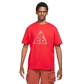 【送料無料+割引クーポン】【メンズサイズ】 ナイキ Nike ACG Short-Sleeve T-Shirt（University Red） Tシャツ カットソー 半袖トップス Men's プレゼント ギフト ストリート