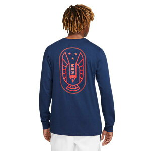 �y���������z�y�����Y�T�C�Y�z �i�C�L Nike Sportswear Long-Sleeve T-Shirt�iBlue Void�j ����T T�V���c �J�b�g�\�[ �����g�b�v�X Men's �v���[���g �M�t�g �X�g���[�g