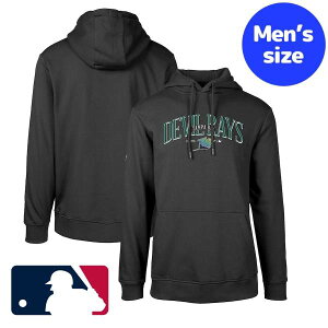 �y���������z MLB�I�t�B�V���� ���W���[���[�O���� �����Y �p�[�J�[ �����g�b�v�X �t�[�f�B�[ �^���p�x�C�E���C�Y Tampa Bay Rays Cooperstown Collection Podium Retro Spellout Hoodie