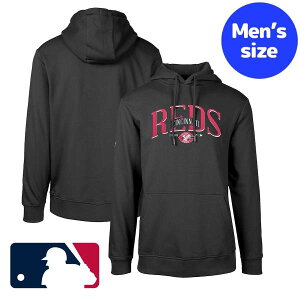 �y���������z MLB�I�t�B�V���� ���W���[���[�O���� �����Y �p�[�J�[ �����g�b�v�X �t�[�f�B�[ �V���V�i�e�B�E���b�Y Cincinnati Reds Cooperstown Collection Podium Retro Spellout Hoodie