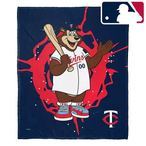 yzyTCY152x127cmz MLB W[[O uPbg Ђ|ѕz CeA ͗lւ ^I ~l\^EcCY Minnesota Twins Mascot Throw Blanket