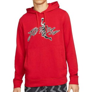�y���������z nike �i�C�L �W���[�_�� �����Y�p�[�J�[ Air Jordan Jumpman French Terry Pullover Hoodie�iGym Red�j �t�[�f�B�[ �g���[�i�[ �����g�b�v�X