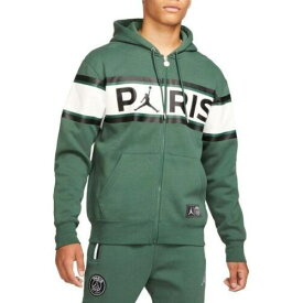 【送料無料+割引クーポン】 nike ナイキ ジョーダン メンズパーカー Jordan Paris Saint-Germain Full-Zip Hoodie（Noble Green） トップス トレーナー 長袖トップス