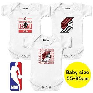 【送料無料】 NBA公式 ベビー服 ロンパース ボディースーツ3枚セット 男女兼用カバーオール ユニセックス 肌着 下着 出産祝い ポートランド・トレイルブレイザーズ Portland Trail Blazers 3-Pack Body
