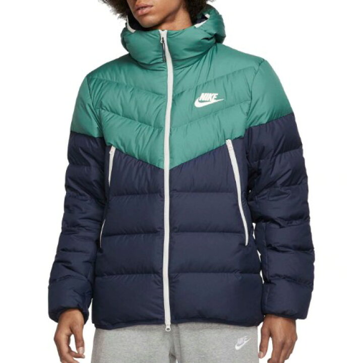 楽天市場 送料無料 割引クーポン多数配布中 Nike ナイキ メンズサイズ Nike Windrunner フード付き撥水性ダウンジャケット Bicstal Obsdn Obsdn Sil ウィンドブレーカー ジャンパー アウター ストリート Usキッズ ウェア楽天市場店