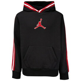 【ニコニコ割引対象】【送料無料】 nike ナイキ ジョーダン 3-7歳用 Jordan Jumpman ストライプリンガープルオーバーパーカー（Black） 男の子用 子供用 フーディー ストリート トップス Hoodie Pullover 【楽ギフ_包装選択】