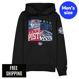 NBA �f�g���C�g�E�s�X�g���Y �����Y �p�[�J�[ New Era �j���[�G�� Detroit Pistons Hardwood Classics 2000s Multi Logos Hoodie ��������