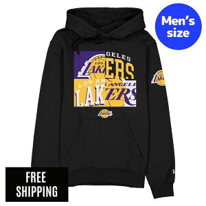 NBA ���T���[���X�E���C�J�[�Y ���u�����E�W�F�[���Y ������ ���J�E�h���`�b�` �����Y �p�[�J�[ New Era �j���[�G�� Los Angeles Lakers Hardwood Classics 2000s Multi Logos Hoodie ��������