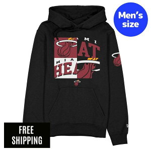 NBA �}�C�A�~�E�q�[�g �����Y �p�[�J�[ New Era �j���[�G�� Miami Heat Hardwood Classics 2000s Multi Logos Hoodie ��������