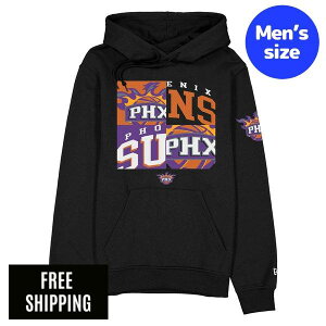 NBA �t�F�j�b�N�X�E�T���Y �����Y �p�[�J�[ New Era �j���[�G�� Phoenix Suns Hardwood Classics 2000s Multi Logos Hoodie ��������