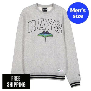 MLB �����Y �g���[�i�[ New Era �j���[�G�� �^���p�x�C�E���C�Y Tampa Bay Rays 2026 City Connect Gray Crewneck ��������