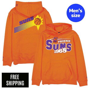NBA �t�F�j�b�N�X�E�T���Y �����Y �p�[�J�[ �����g�b�v�X New Era �j���[�G�� Phoenix Suns Retro Orange Hoodie ��������