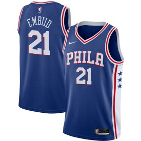 【送料無料+割引クーポン】nike ナイキ 【メンズサイズ】 NBA Swingman Jersey （Philadelphia 76ers/Joel Embiid/Blue） スウィングマンジャージ ユニフォーム ジョエル・エンビード