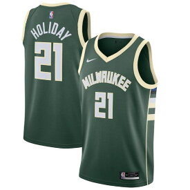 【送料無料+割引クーポン】 nike ナイキ 【メンズ】 NBA Milwaukee Bucks Swingman Jersey （Jrue Holiday/ドリュー・ホリデー/ミルウォーキー・バックス/Green）