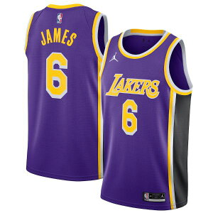 yz yYz W[_ JORDAN NBA Los Angeles Lakers Swingman Jersey iLeBron James/uEWF[Y/CJ[Y/Purplej