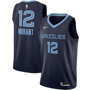 【送料無料+割引クーポン】 nike ナイキ 【メンズ】 NBA Memphis Grizzlies Swingman Jersey （Ja Morant/ジャ・モラント/メンフィス・グリズリーズ/Navy）