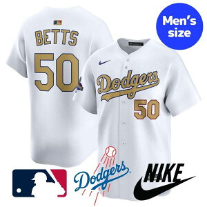【送料無料】 MLB公式 メジャーリーグオフィシャル NIKE ナイキ 正規品 メンズ ロサンゼルス・ドジャース ムーキー・ベッツ ゴールドコレクション ユニフォーム ジャージ ユニホーム NIKE Mookie