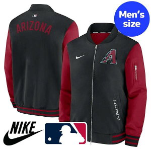 【送料無料】 NIKE ナイキ MLB公式 メジャーリーグオフィシャル メンズ ボンバージャケット MA-1 トラックジャケット ジャージ アウター アリゾナ・ダイヤモンドバックス Arizona Diamondbacks Nike Aut