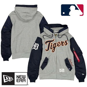 yz MLB Ki W[[OItBV Y t[htp[J[WPbg AE^[ Wp[ j[G New Era x Alpha Industries fgCgE^CK[X Detroit Tigers Ful