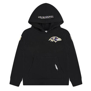 �y���������z NFL �L�b�Y�p�p�[�J�[ �q���p�����g�b�v�X ���[�X �g���[�i�[ �t�[�f�B�[ �v���X�^���_�[�h Pro Standard �{���e�B���A�E���C�u���Y BALTIMORE RAVENS CLASSIC BOYS PULLOVER HOODIE