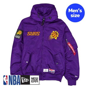 �y���������z NBA���� �����Y �A�E�^�[ �W���P�b�g �{���o�[�W���P�b�g �~���^���[�W���P�b�g �t���C�g�W���P�b�g �W�����p�[ �t�F�j�b�N�X�E�T���Y Phoenix Suns L-2B Hooded Bomber Jacket �j���[�G��