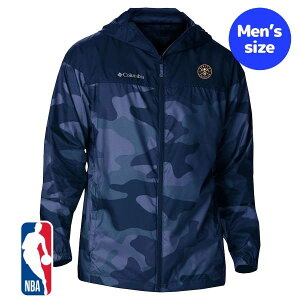 yz NBA ItBV Y EBhu[J[ AE^[ WPbg Columbia RrA fo[EiQbc RELb` Denver Nuggets Columbia Camo Flash Challenger Windbreaker Full-