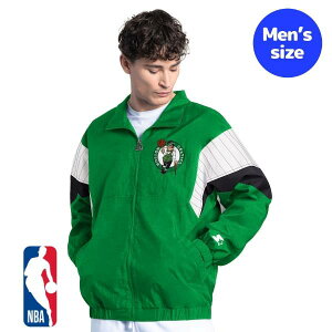 �y���������z NBA���� �I�t�B�V���� �����Y �E�B���h�u���[�J�[ �A�E�^�[ �W���P�b�g Starter �X�^�[�^�[ �{�X�g���E�Z���e�B�b�N�X Boston Celtics Starter Yard Line Full-Zip Jacket