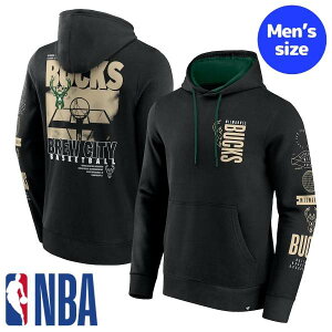 �y���������z NBA���� �I�t�B�V�����A�C�e�� �����Y �p�[�J�[ �t�[�f�B�[ �g���[�i�[ �����g�b�v�X Fanatics �t�@�i�e�B�N�X �~���E�H�[�L�[�E�o�b�N�X Milwaukee Bucks Game Time Crossover Pullover Hoodie