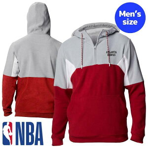 �y���������z NBA���� �I�t�B�V�����A�C�e�� �����Y �p�[�J�[ �t�[�f�B�[ �g���[�i�[ �����g�b�v�X Columbia �R�����r�A �A�g�����^�E�z�[�N�X Atlanta Hawks Lodge Quarter-Zip Hoodie