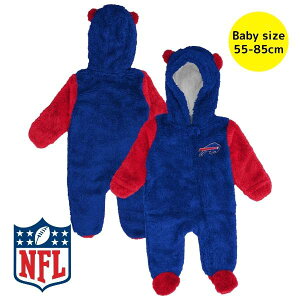 yz NFL Outerstuff AE^[X^bt xr[pRRt[Xt[hthJo[I[ qpAE^[WPbg obt@[ErY Buffalo Bills Stay Napping Fleece Bunting Full-