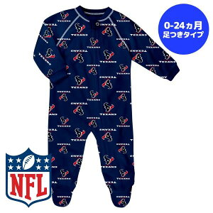yzy0-4ΗpTCYz NFL xr[ELbYTCY Jo[I[ p[X oYj Outerstuff AE^[X^bt q[XgEeLTY Houston Texans Allover Print Raglan Full-Zip Sleepe