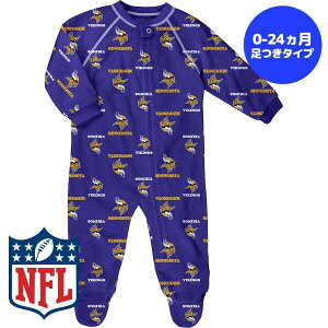 yzy0-4ΗpTCYz NFL xr[ELbYTCY Jo[I[ p[X oYj Outerstuff AE^[X^bt ~l\^EoCLOX Minnesota Vikings Allover Print Raglan Full-Zip Sleepe