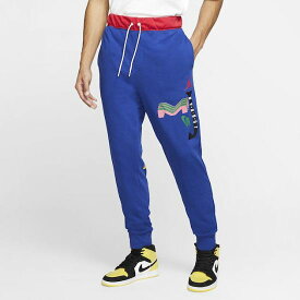 【送料無料+割引クーポン】 nike ナイキ ジョーダン 【メンズサイズ】 Jordan DNA Sport Fleece Pants（Blue/Red/Multi） スウェットパンツ ジョガーパンツ ボトム