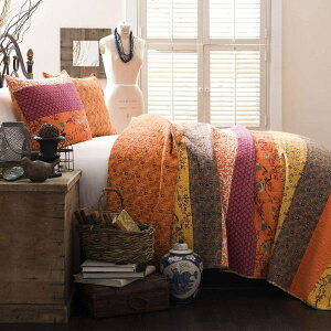 �y���������z ���{�����׃u�����h Lush Decor ���b�V���E�f�R�[�� Royal Empire ���o�[�V�u���x�b�h�J�o�[�Z�b�g�iTangerine�j �x�b�h�X�v���b�h �x�b�g�J�o�[ �z�c�J�o�[ �͗l�ւ�