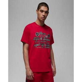 【送料無料+割引クーポン】 nike ナイキ メンズ ジョーダン Jordan Graphic T-Shirt （Gym Red/Black） Tシャツ カットソー 半袖トップス