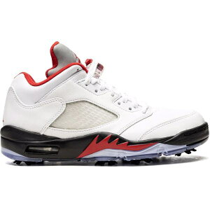 �y���������z�y�����Y�z nike �i�C�L �W���[�_�� �S���t�V���[�Y Jordan 5 Retro Low Golf Silver Tongue�iFire Red�j �X�j�[�J�[ �C �ł����ςȂ� �S���t�� �S���t�R�[�X �S���t���K�� �S���t���b�X�� Men's