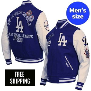 �y���������z Pro Standard �v���X�^���_�[�h MLB ���W���[���[�O �����Y �X�^�W���� �A�E�^�[ �o�[�V�e�B�W���P�b�g ��J�ĕ� �R�{�R�L ���T���[���X�E�h�W���[�X LA DODGERS AREA CODE RIB WOOL VARSITY JA