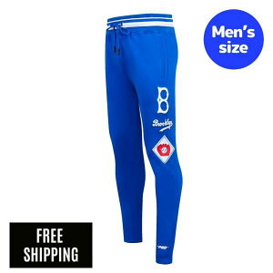 �y���������z MLB ���W���[���[�O �����Y �X�E�F�b�g�p���c �W���K�[ �{�g���X �v���X�^���_�[�h Pro Standard �u���b�N�����E�h�W���[�X BROOKLYN DODGERS RETRO CLASSIC SWEATPANT
